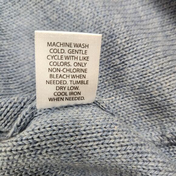 NWT Flag & Anthem Mens Quarter Zip Size Small Blue Sweater - Picture 8 of 12